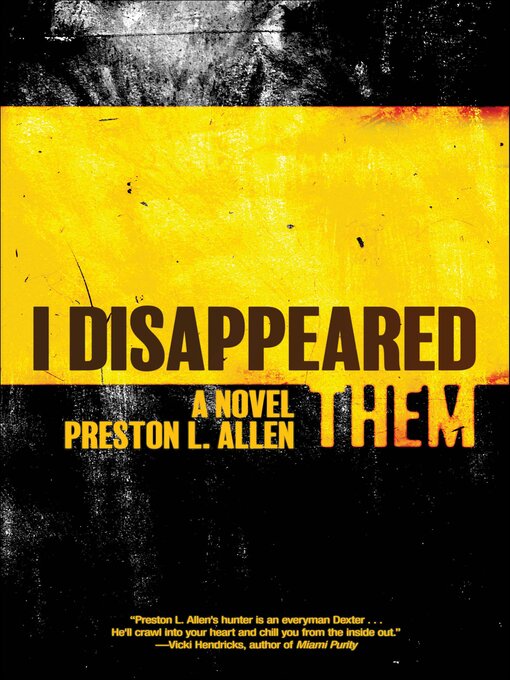 Cover image for I Disappeared Them